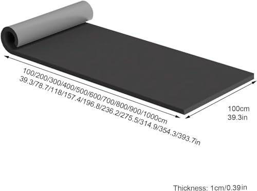 Self-Adhesive Rubber Foam Garage Wall Protectors - 39.3"x39.3" Grey Stud Guards for Gym, Studio & Home Use - Ultimate Wall Protection Solution
