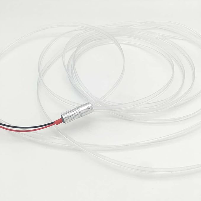 3m/9.8ft 5m/16ft Car Home LED Strip Ambient Light 2mm Plastic Optic Fiber Cable Skirt Tube Kit with 12V LED Light Source Illuminator (White,3m/9.8ft)