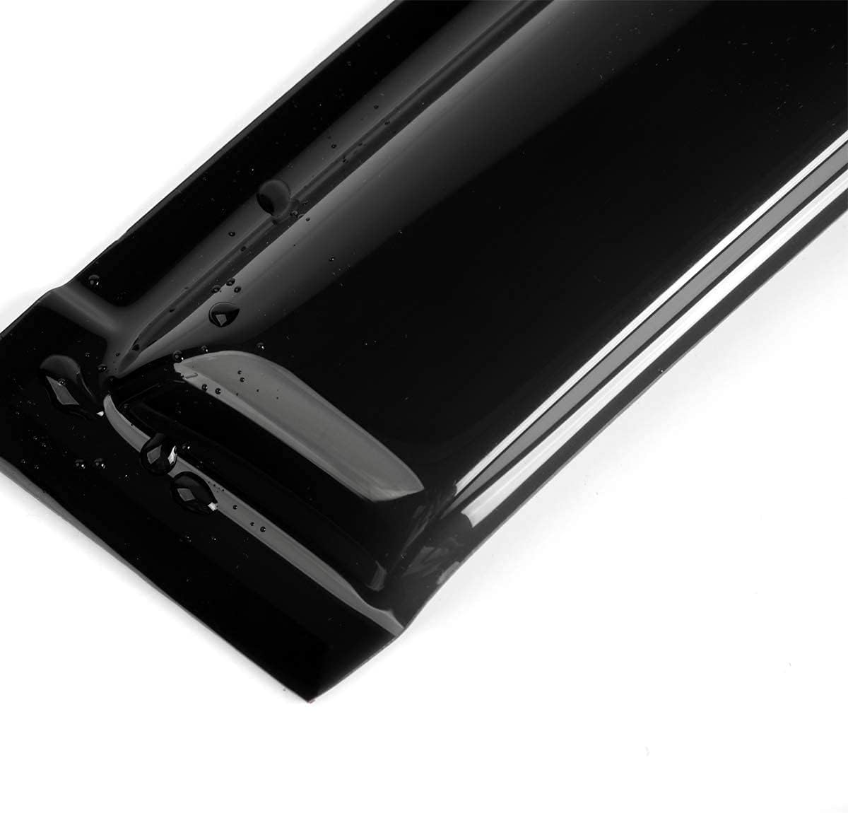 92455 Side Window Wind Deflector,2pc Outside Mount Style Sun Rain Guards,Window Visor fit for 1996-2020 Chevrolet Express/GMC Savana 1500/2500/3500 Van 2003-2009 Kodiak/Topkick C4500/C5500
