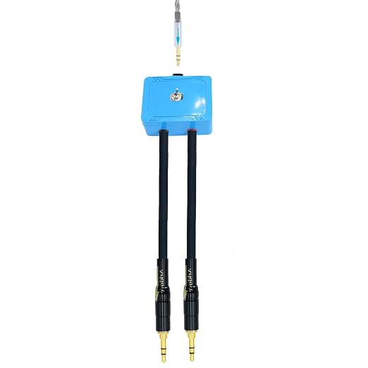 20ft Sound Channel swicher 1/8" aux Input 3.5mm Female to 2X 3.5 Output Switch