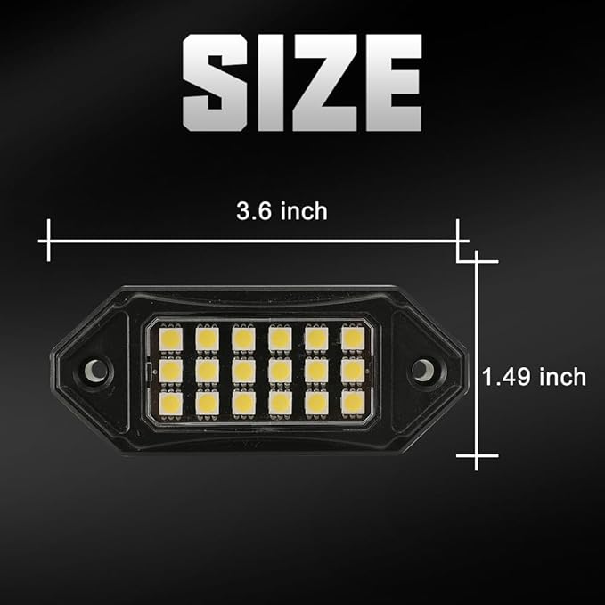 SUNPIE White Rock Lights, 12 Pods LED Rock Lights Underglow kit IP67 Waterproof Light kit for Trucks Car Jeep ATV UTV SUV Pickup Off Road RZR Under Body Glow Light Trail Lighting