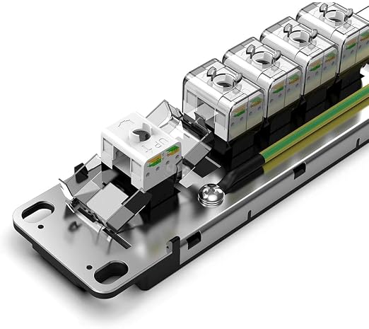 AMPCOM CAT6 Keystone Jack Tool-Less RJ45 UTP, No Punch-Down Tool Required