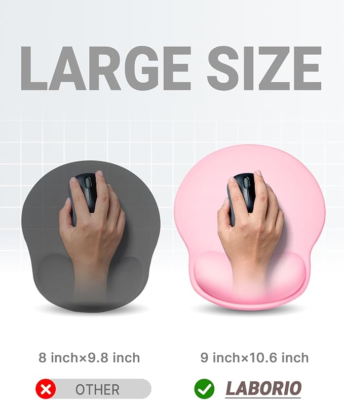 Ergonomic Mouse Pad with Wrist Rest, Large Mousepad, Office Wrist Support Mouse