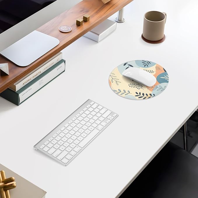 ITNRSIIET Mouse Pad Non-Slip Rubber Base Smooth Surface Stitched Edges