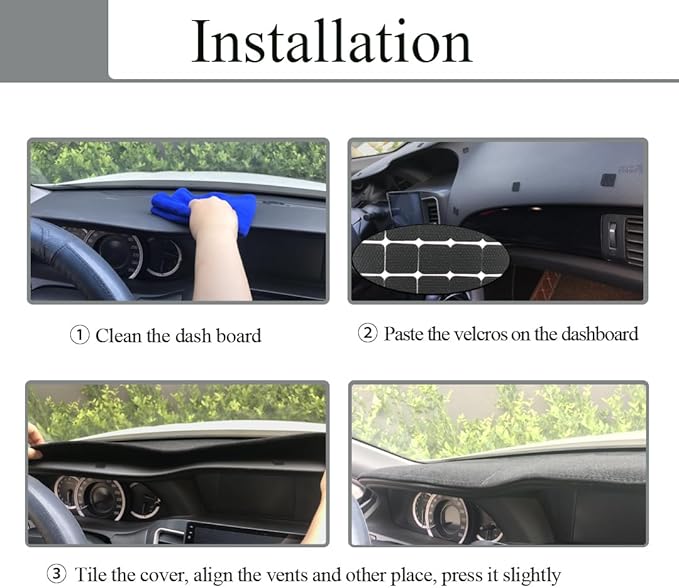 Dash Cover Mat Custom Fit for Buick Lesabre Without Head Up Display Dashboard Pad Cap Carpet Protector K270 (Beige)
