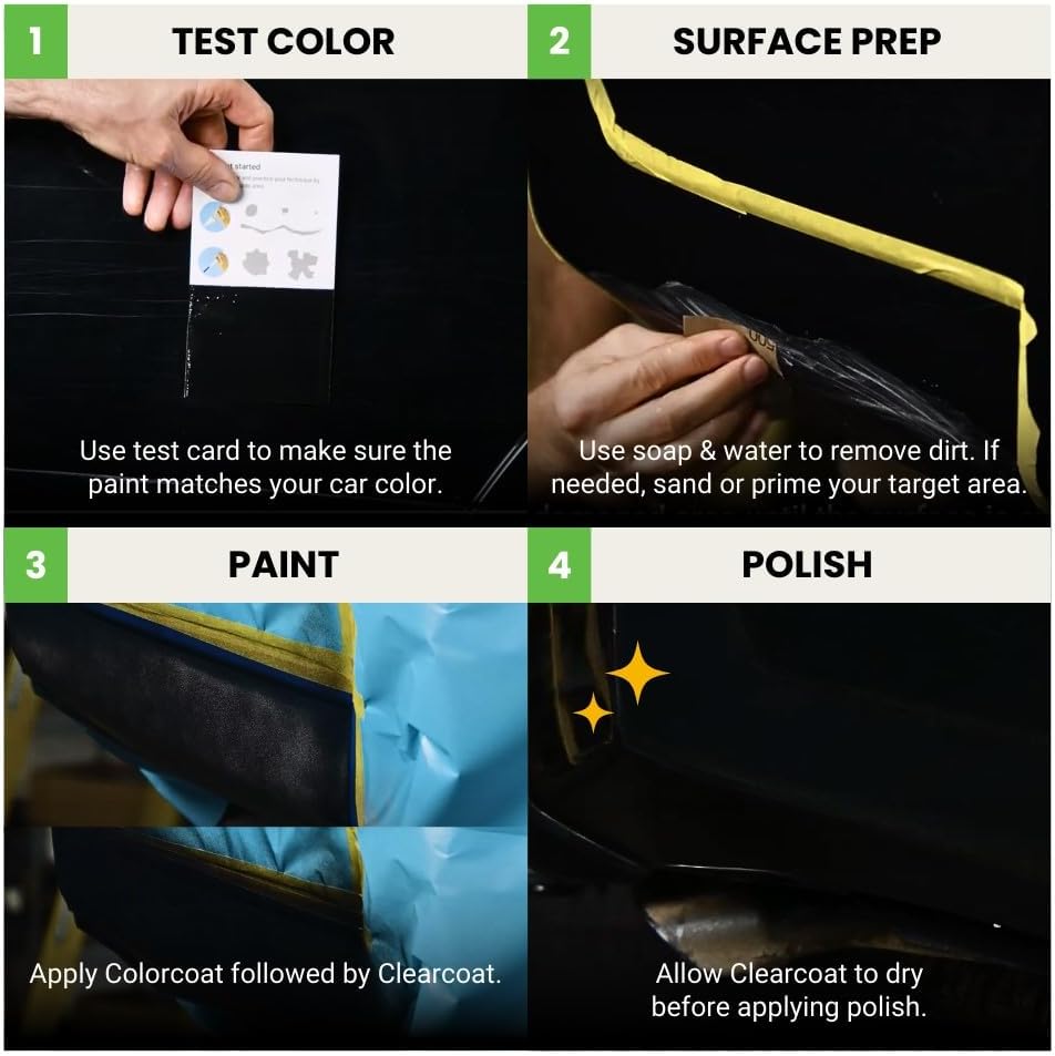 TouchUpDirect 070 Blizzard Pearl Tricoat Compatible with Toyota Exact Match Touch Up Paint Aerosol - Platinum Kit