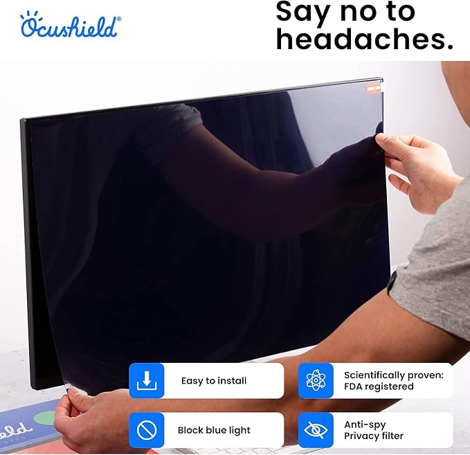 Ocushield 23" Premium Blue Light Screen Protector