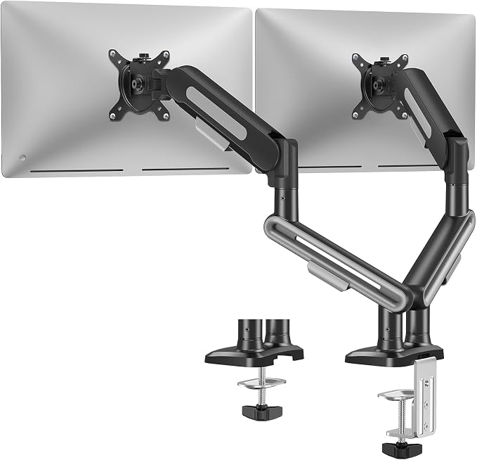 MOUNTUP Dual Monitor Mount Holds 4.4-26.5lbs, Heavy Duty Monitors Arm