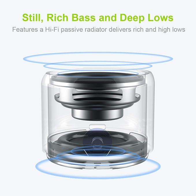 EWA A106 Portable Mini Bluetooth Speaker, Enhanced Bass and High Definition