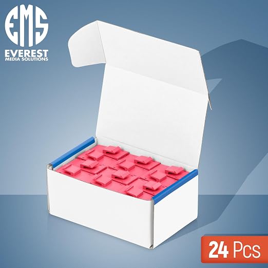 Everest Cat6 RJ45 Keystone Coupler in Pink