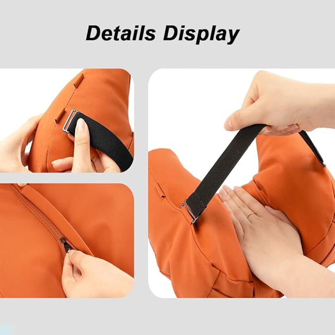 Car Neck Pillow Set for BMW M5 Touring 2025, Leather Car Headrest Lumbar Support Waist Backrest Head Support Cushion,BeigeWhite