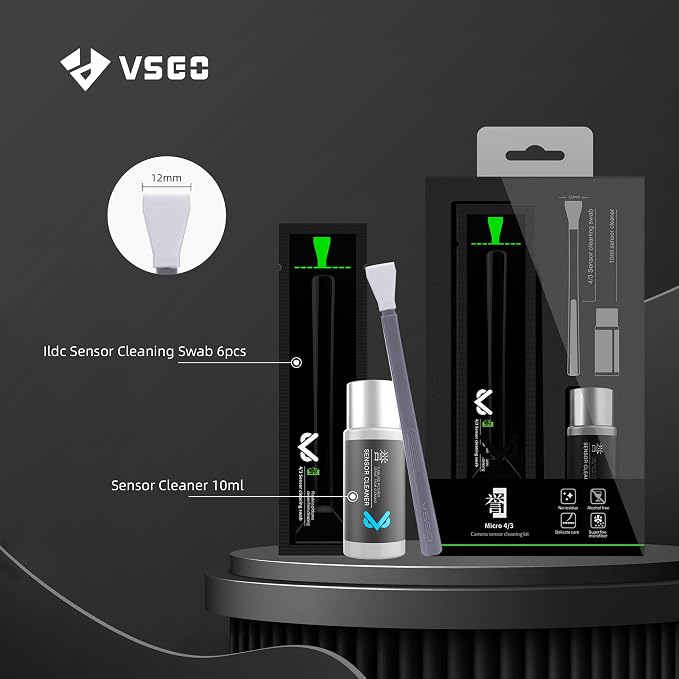 VSGO 4/3 Sensor Cleaning Kit for Mirrorless MILC and ILDC Cameras