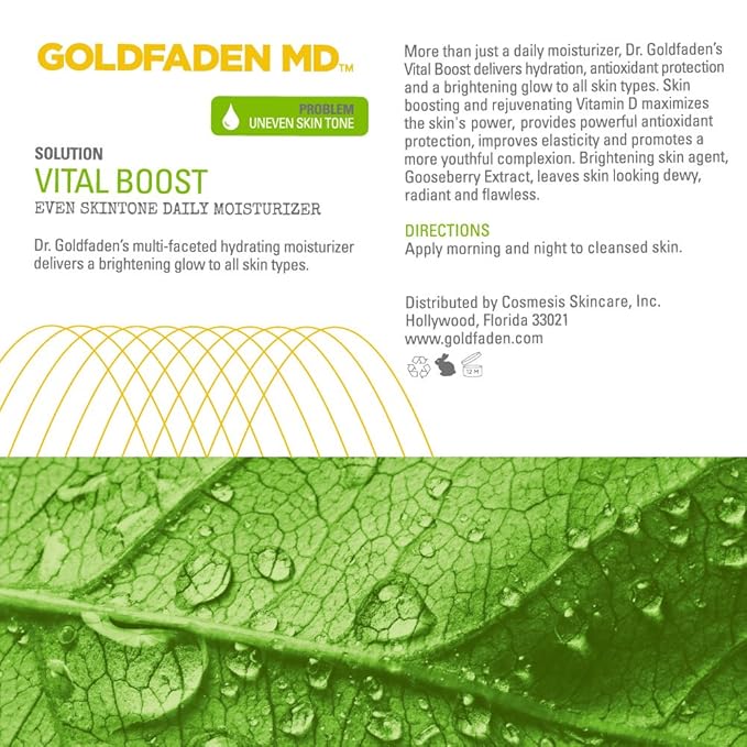 GOLDFADEN MD Vital Boost Grapefruit Oil, 0.5 Fl Oz