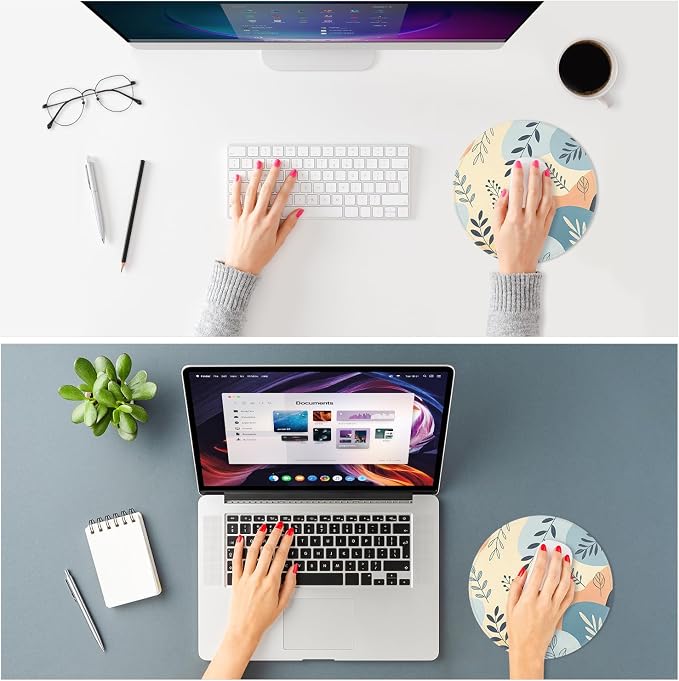 ITNRSIIET Mouse Pad Non-Slip Rubber Base Smooth Surface Stitched Edges