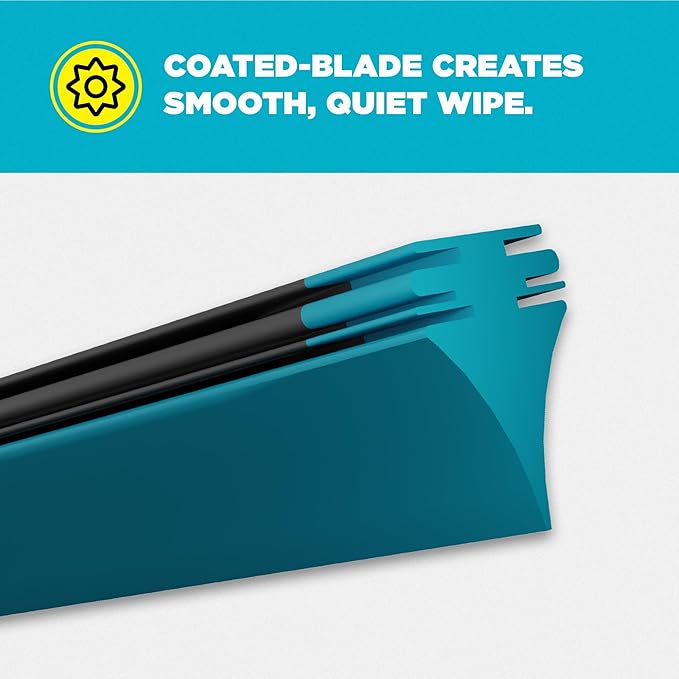 Invisible Glass CSB20 Ceramic Silicone 20" Premium All-Season Windshield Wiper Blade – Automotive Replacement Beam Blade with HydroGuard Water Repellent Coating for Quiet, Streak-Free Performance