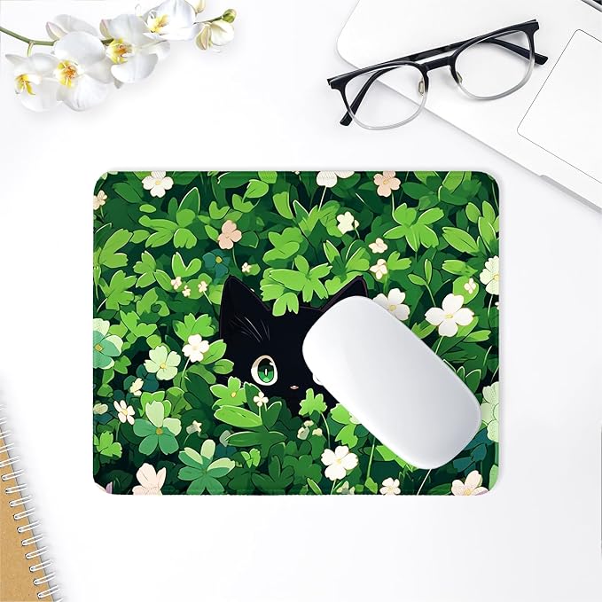 ITNRSIIET Mouse Pad with Stitched Edge Premium Textured Smooth Precise