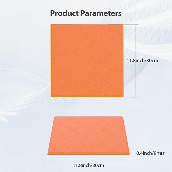 12 Pack Acoustic Panels Self Adhesive Sound Proof Foam, High Density Sound