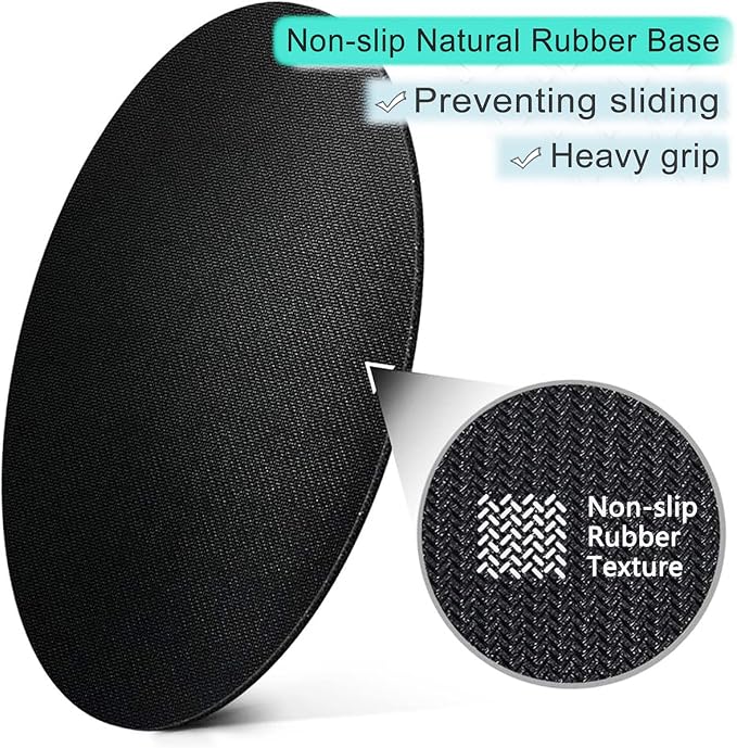 ITNRSIIET Round Mouse Pad with Stitched Edge Premium-Textured Waterproof