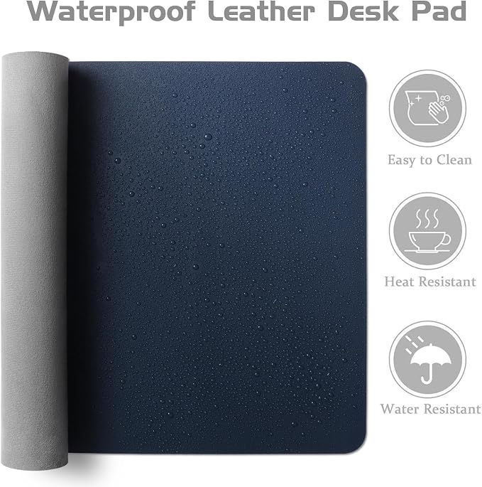 Aothia Leather Desk Pad Protector