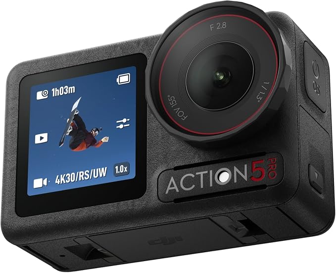 DJI Osmo Action 5 Pro Essential Combo, Waterproof Action Camera