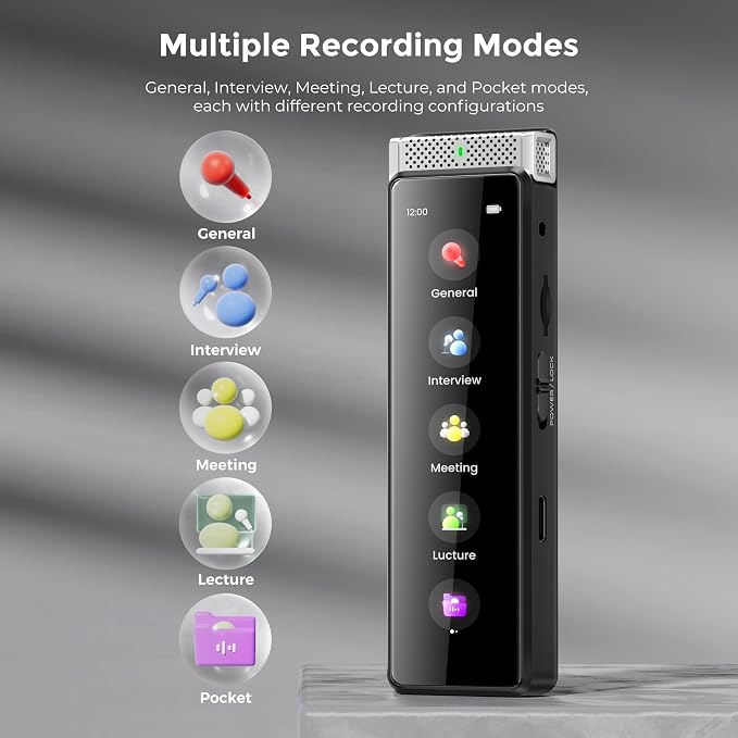 136GB Digital Voice Recorder