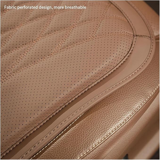 F Car Seat Cushion for BMW All Model I3 I4 I8 X1 X2 X3 X4 X5 X5M X6 X7 Z4 Car Lumbar Support Pillow Auto Seat Waist Back Cushion Y (Color : Beige A)