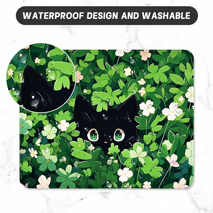 ITNRSIIET Mouse Pad with Stitched Edge Premium Textured Smooth Precise