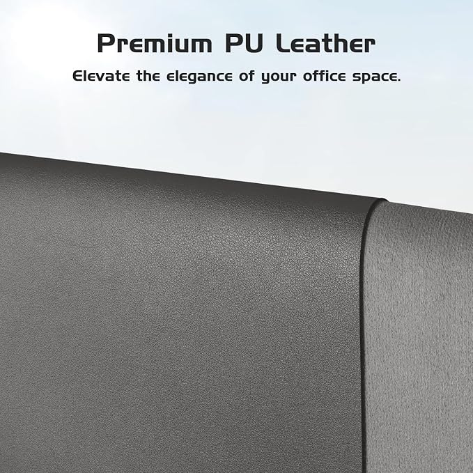 Aothia Leather Desk Pad Protector, Office Mat, Large Mouse Pad, Laptop Desk Pad