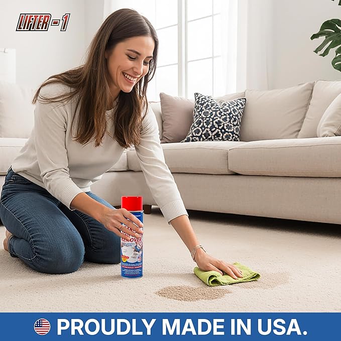 Carpet Spot Remover, Stain and Red wine Remover, and Spot Treatment for Oil, Grease, Urine, Cleaning Performance for Rugs, Upholstery, Fabrics Pack of 3