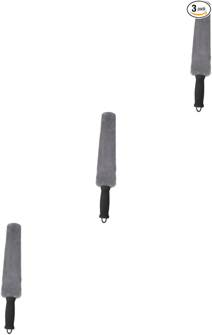 Cabilock 3pcs Vent Brush Duster Soft Cleaning Tool for Conditioner Outlets for Detailing and Dust Removal Tight Spaces and Comfortable Grip
