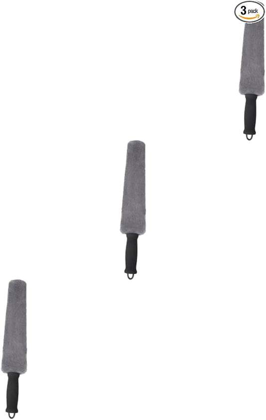 Cabilock 3pcs Vent Brush Duster Soft Cleaning Tool for Conditioner Outlets for Detailing and Dust Removal Tight Spaces and Comfortable Grip