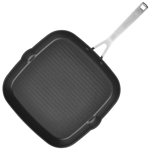 KitchenAid Hard Anodized Induction Nonstick Cookware Pots and Pans Set, 10 Piece, Matte Black