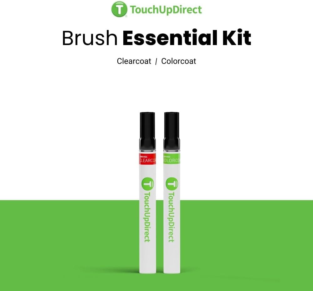 TouchUpDirect 209 Black Sand Pearl Compatible with Toyota Exact Match Touch Up Paint Brush - Essential Kit