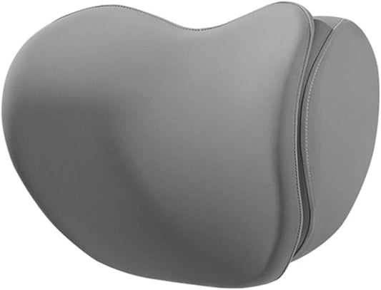 Car Headrest Lumbar Support Cushion for VW Golf VIII VI V IV III II I Mk 8 7 6 5 4 3 R GTE/GTI/GTD/Clubsport 45, Memory Foam Relieve Fatigue Breathable Car Seat Neck Pillow,Grey-Headrest
