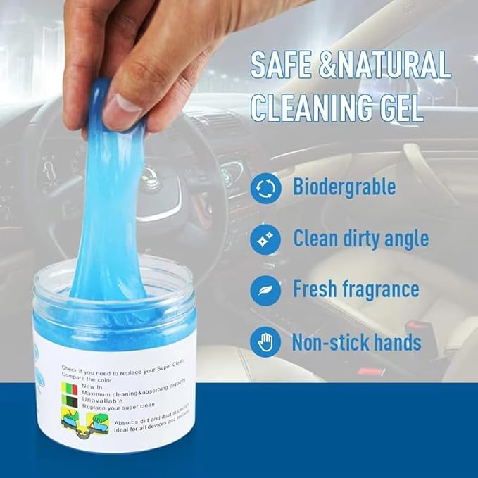 Car Cleaning Gel Compatible with Acura ZDX, 200g Detailing Putty for Auto Vents, Dashboard, Cup Holders - Reusable Multifunctional Dust Remover,200g*2
