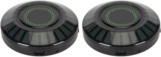 2Pcs Interior Car Lights, 32 Bits Color Changing App Control Magnetic Music LED Rhythm Light for Parties Stages Bars Weddings KTV Family Gatherings DIY Space