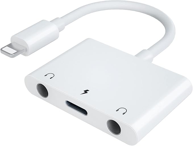 3in1 Lighting to 3.5mm, Headphone Adapter