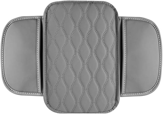 Car Armrest Pad for Cadillac SRX II 2009-2013, Waterproof Center Console Cushion Pad Cover Armrest Storage Box Mat Protection Interior Accessories,Gris