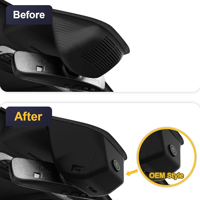 Fitcamx Front 2K+Rear 1080P Dash Cam Adapts for Acura MDX 2025 2026 Type S (HD2-D4600), Integrated OEM Look, Dual HD Video, Built-in WiFi & APP, Loop Recording, Gravity Sensor, Easy to Set, 64GB Card