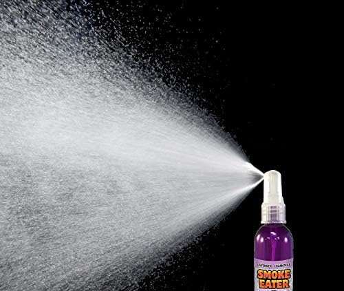 Smoke Eater Odor Eliminator Spray, Black Glacier, 4 oz — Tea Tree Oil Breaks Down Smoke at the Molecular Level
