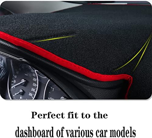 Dash Covers Mat for Jeep Compass 2009-2016,Polyester Car Dash Board Cover,Dashboard Protecter Cover,Car Dashboard Cover Pad,Blue