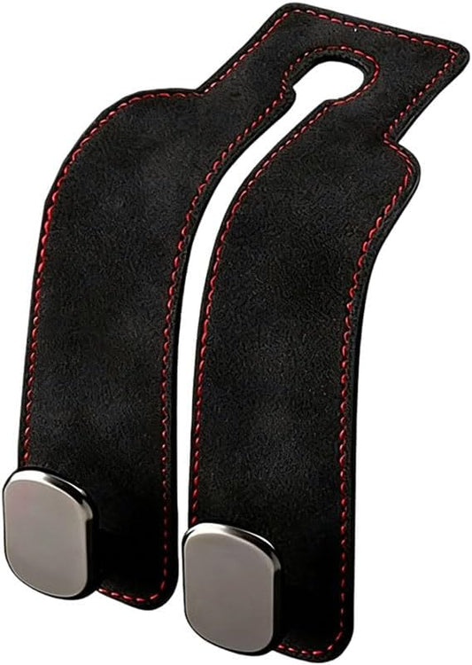 2026 Car Headrest Storage Hooks - Universal Backseat Hanger Organizer for Handbags & Grocery Bags (2, Black)