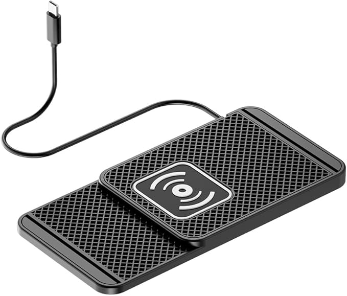 Wireless Charging Pad for Car for Ford Bronco Sport 2021-2025, 20W Fast Wireless Car Charger Pad Type-C/USB Non-Slip Phone Charging Mat,A 30cm Cable Type-C Plug