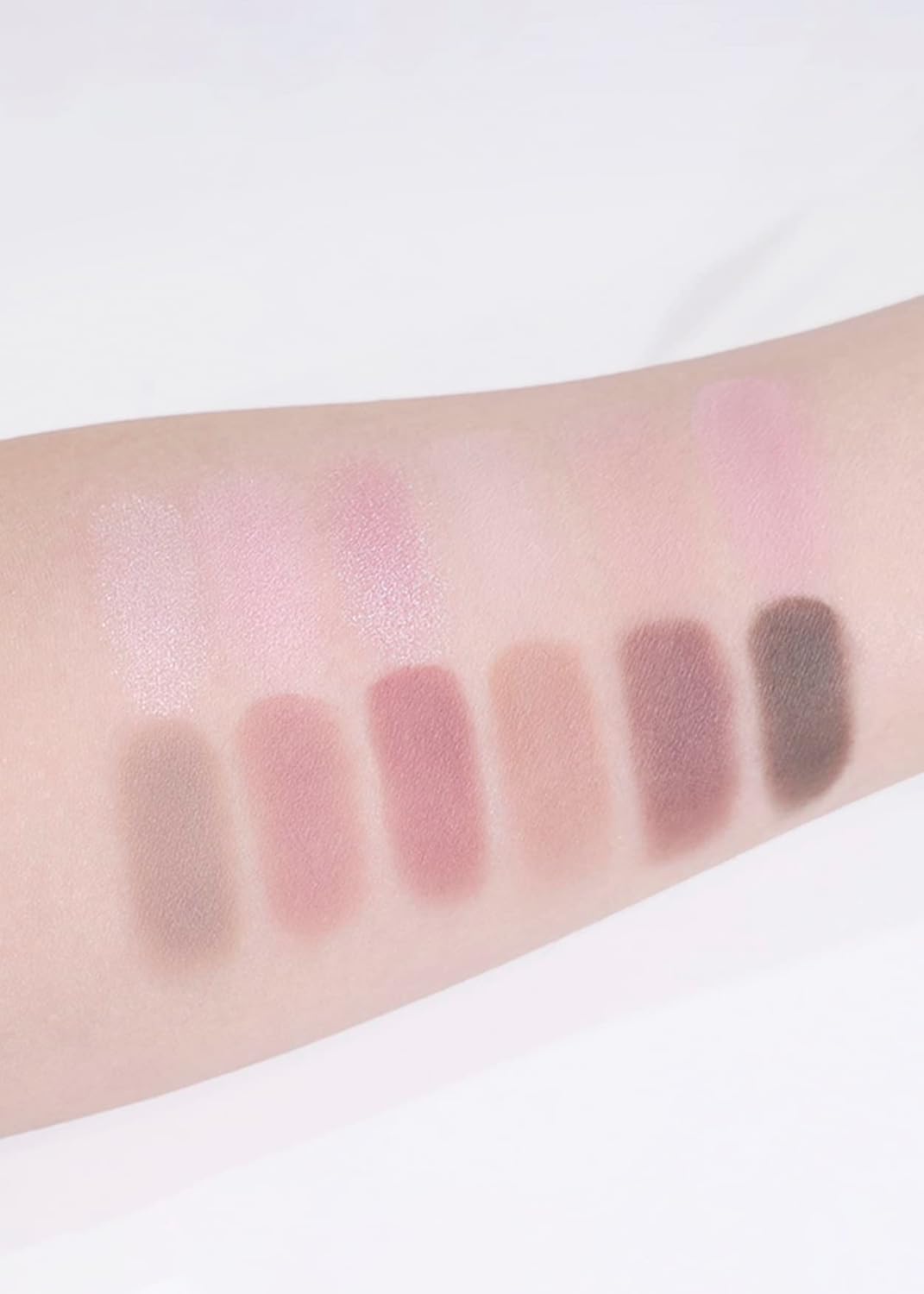 COLORGRAM Pin Point Eyeshadow Palette 02 Pink+Mauve= | Ultra-Blendable Matte, Glitter, Shimmer Shades for Daily Makeup | K-Beauty Eye Palette with Easy-to-Use Calculator Design