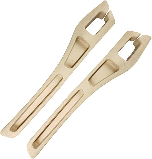 2PCS Car Seat Gap Filler Organizer, Car Center Console Side Plug with Storage Slot Prevent Falling, Multifunctional Vehicle Interior Phone Holder Accessories for Cars, Trucks, SUVs (Beige)