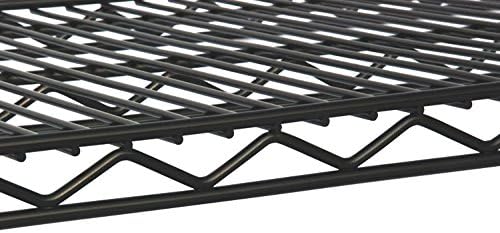 Omega 24" Deep x 48" Wide x 54" High 3 Tier Black Starter Shelving Unit