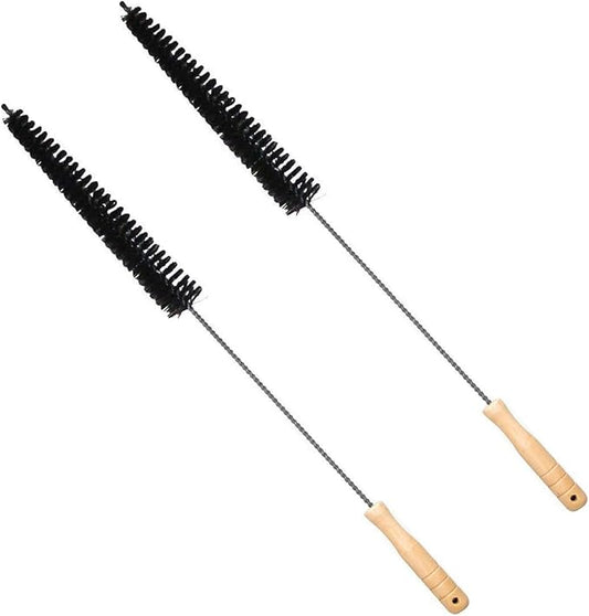 2-Pack Dryer Vent Cleaner Kit - Long Flexible Dryer Lint Brush & Refrigerator Coil Cleaner - Multi-Use Radiator Brush & Lint Trap Cleaning Tool for Fire Prevention