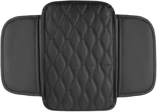 Car Armrest Pad for Cadillac SRX II 2009-2013, Waterproof Center Console Cushion Pad Cover Armrest Storage Box Mat Protection Interior Accessories,Black