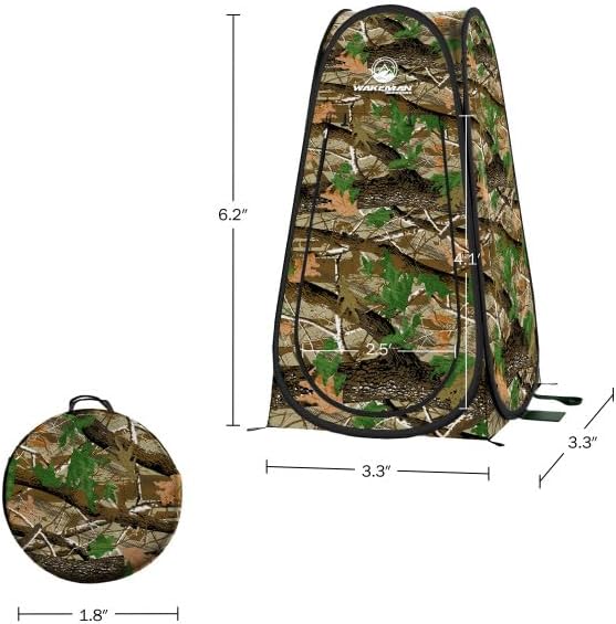 Pop Up Pod - Privacy Shower Tent, Dressing Room, or Portable Toilet Stall with Carry Bag
