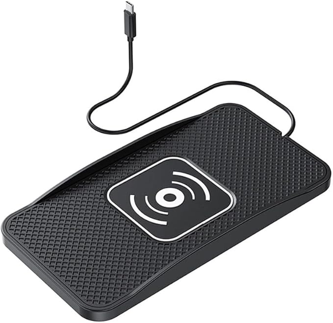 Wireless Car Charger Pad for Honda HR-V 2016-2026, Type-C/USB 20W Car Wireless Charger Non-Slip Phone Charging Pad Car Accessories,A 30cm Cable Type-C Plug